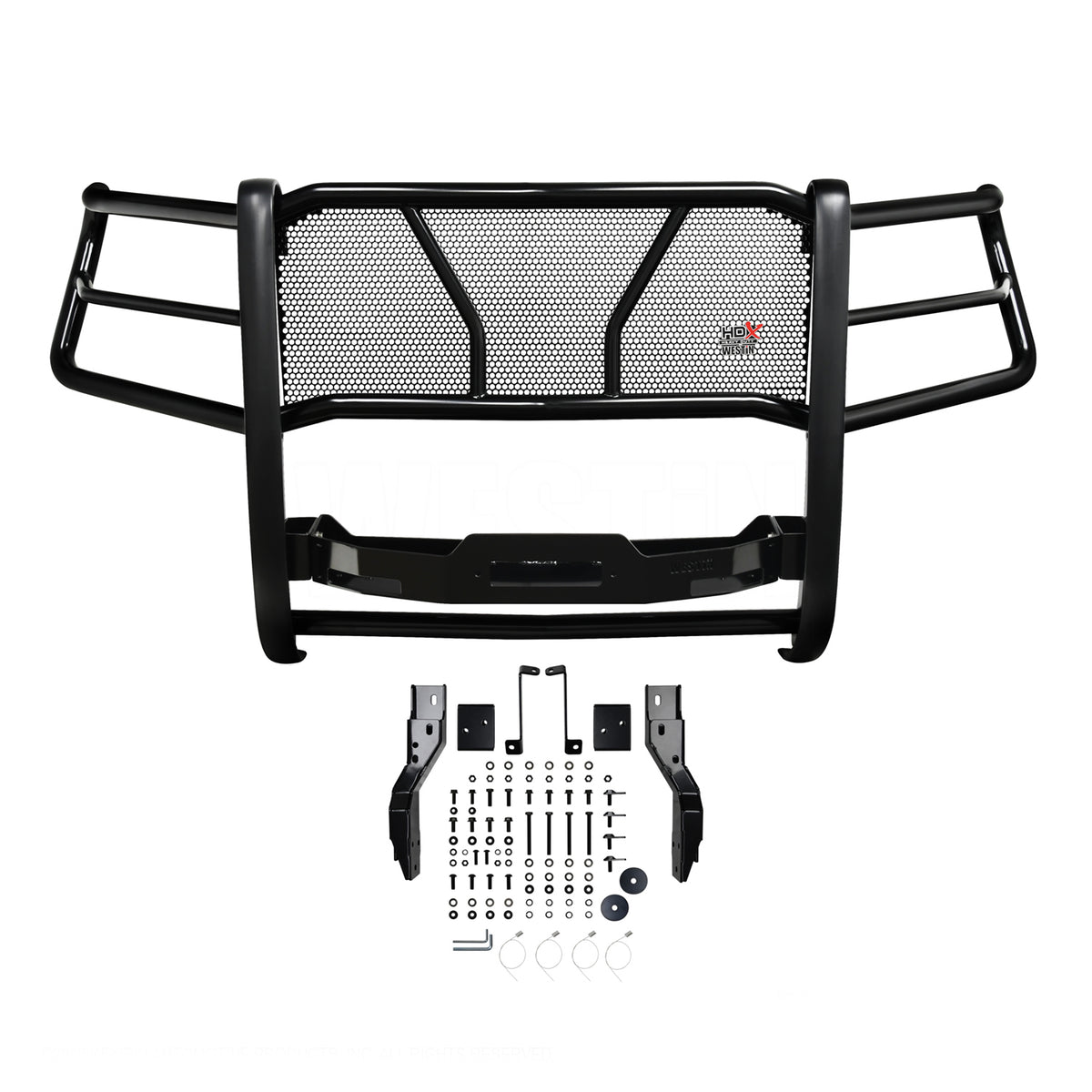 Westin HDX Winch Mount Grille Guard 2019-2021 Chevy Silverado 1500