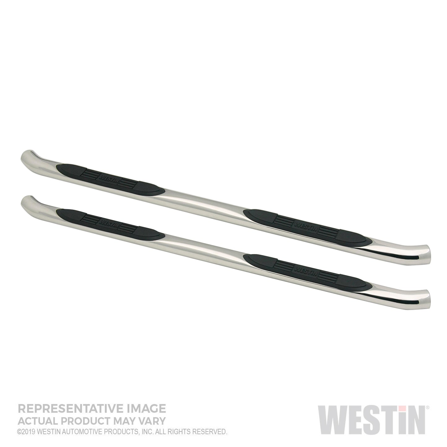 WESTIN AUTOMOTIVE | E-Series 3 Nerf Step Bars  Ford  2019-2024 Ranger SuperCrew  Stainless Steel | 23-4150