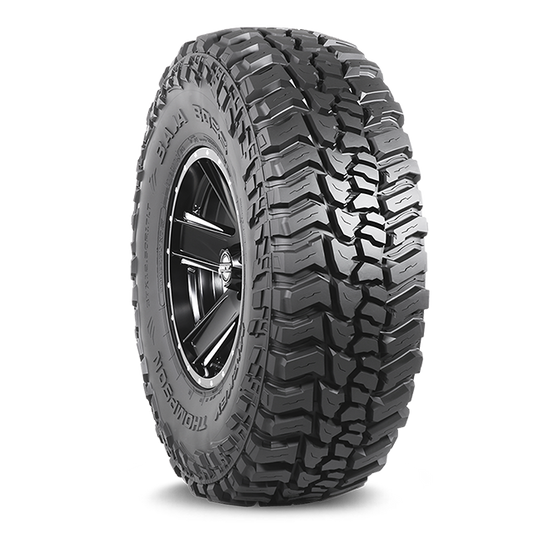 Mickey Thompson Tires BAJA BOSS MT, high-performance mud terrain tire for superior traction and durability on off-road trails.