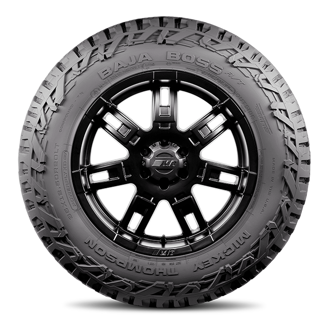 Mickey Thompson Tires BAJA BOSS AT tire featuring aggressive tread design for optimal performance.