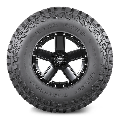 Mickey Thompson Tires BAJA BOSS MT, high-performance mud terrain tire for off-road driving and superior traction.