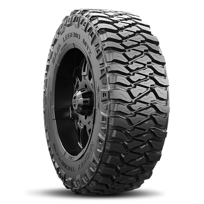 Mickey Thompson Tires BAJA LEGEND MTZ, high-performance mud terrain tire for off-road adventures.