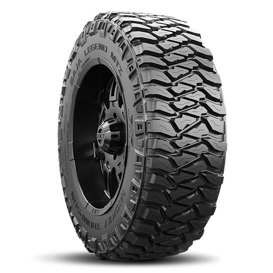 Mickey Thompson Tires BAJA LEGEND MTZ, high-performance mud terrain tire for off-road adventures.