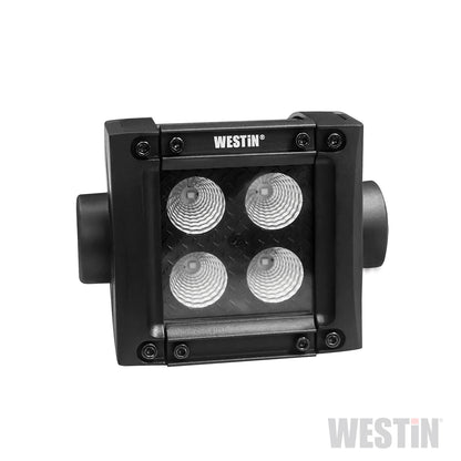 WESTIN AUTOMOTIVE | B-FORCE LED Light Bar  All  B-FORCE LED Light Bar Double Row 2" Flood w/3W Cree  Black | 09-12212-4F