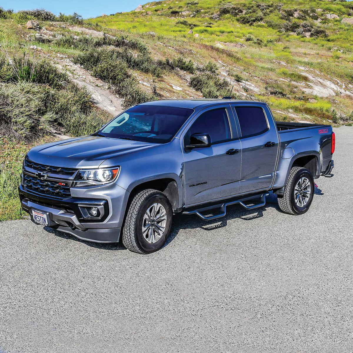 Westin Outlaw Drop Nerf Steps 2015-2024 Chevy/GMC Colorado/Canyon Crew Cab