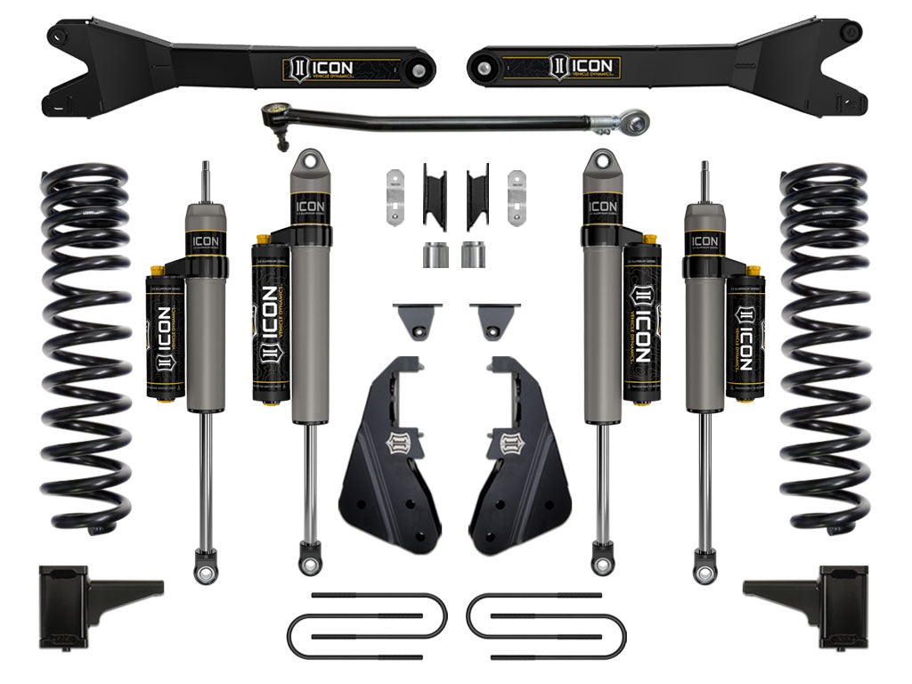 ICON K64514R 2017-19 Ford F250/F350, 4.5" Lift, Stage 4 Suspension System, w/Radius Arm