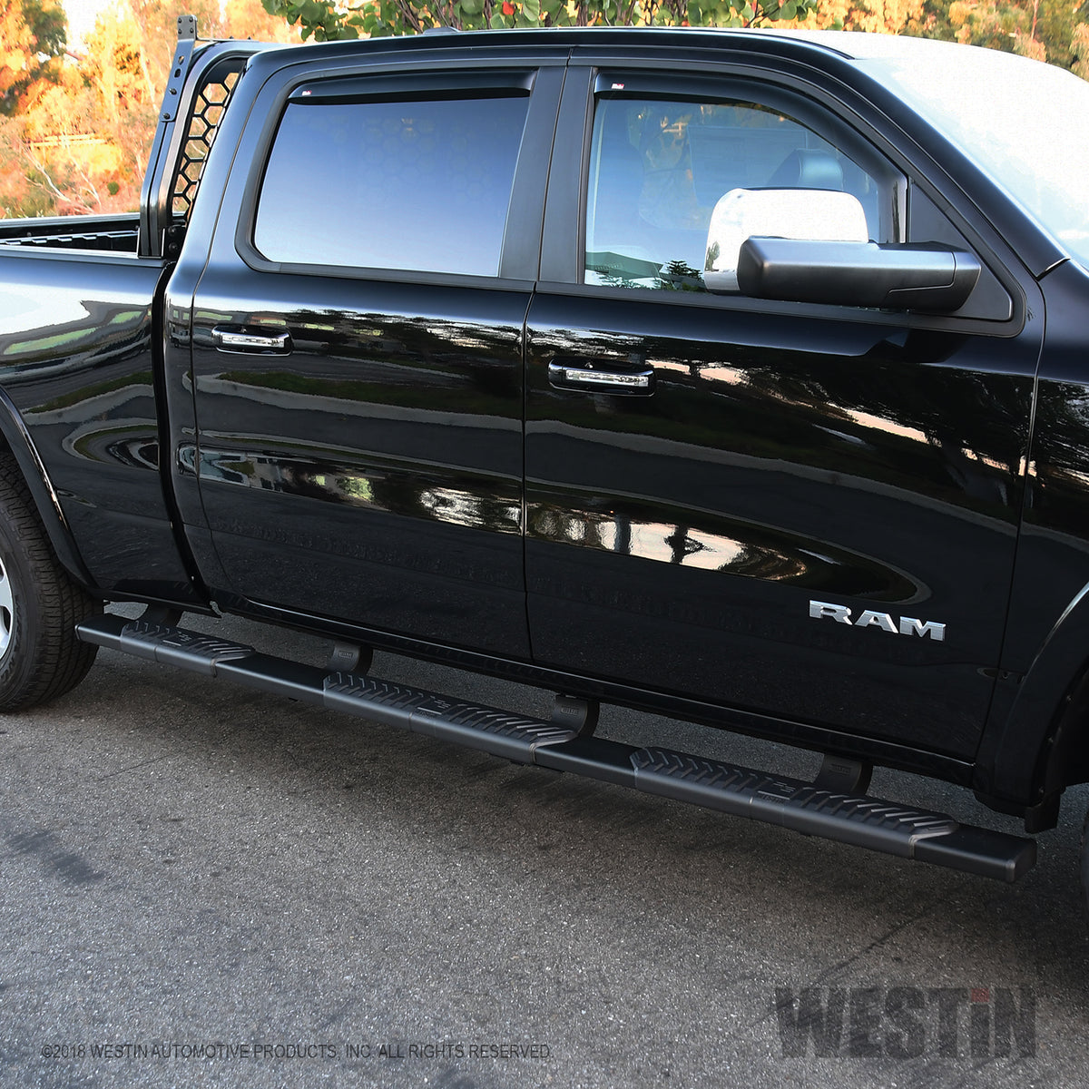 Westin R5 M-Series Wheel-to-Wheel Nerf Steps 2019-2024 Ram 1500 Crew Cab (5'7" Bed)