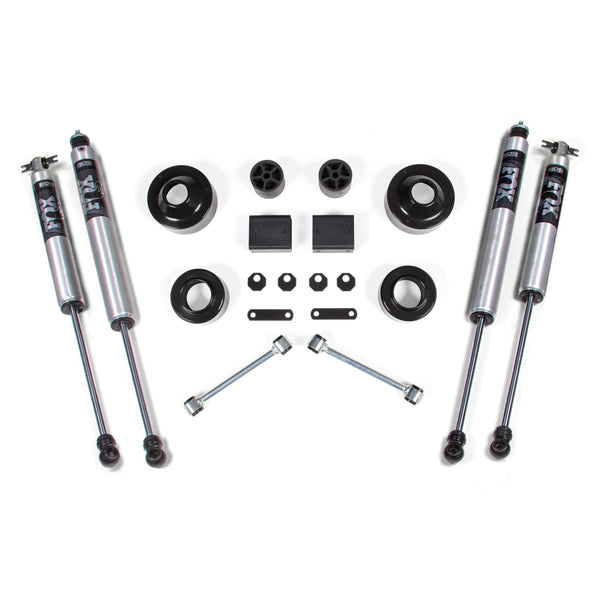 BDS SUSPENSION | 2" Lift Kit Coil Spacer | 07-11 Jeep Wrangler JK 2 Door | 1401FS / 1401H