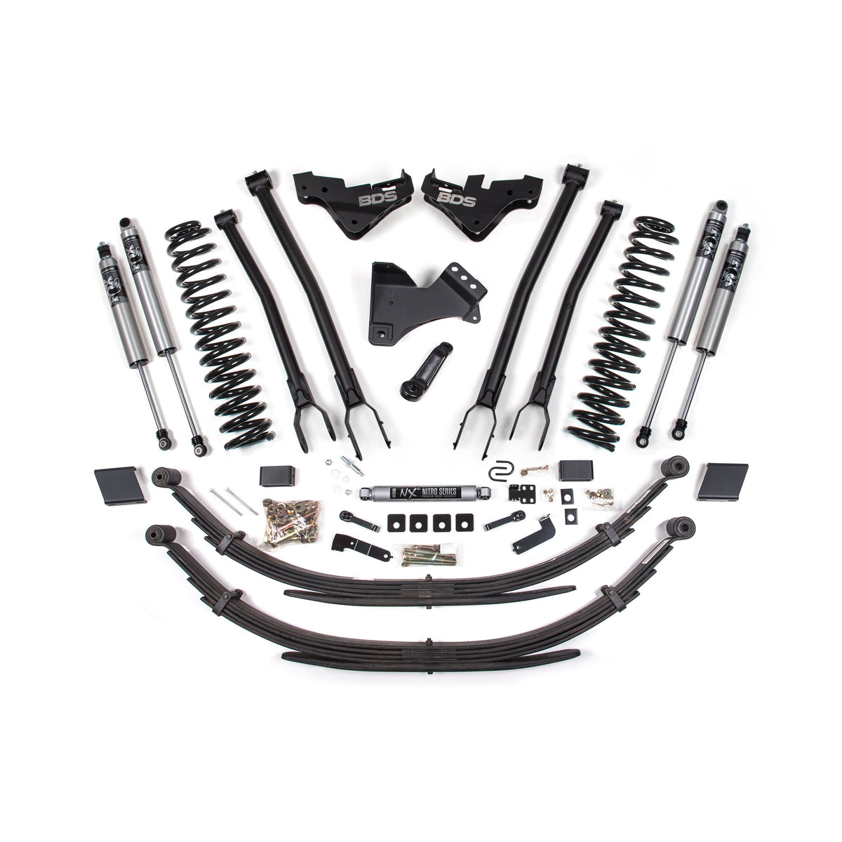 BDS | 5 Inch Lift Kit w/ 4-Link | Ford F250/F350 Super Duty (2023–2027) 4WD | Diesel — BDS2248FPS