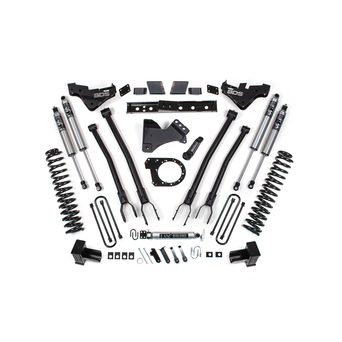 BDS | 7 Inch Lift Kit w/ 4-Link | Ford F250/F350 Super Duty (2023–2027) 4WD | Diesel — BDS2252FPS
