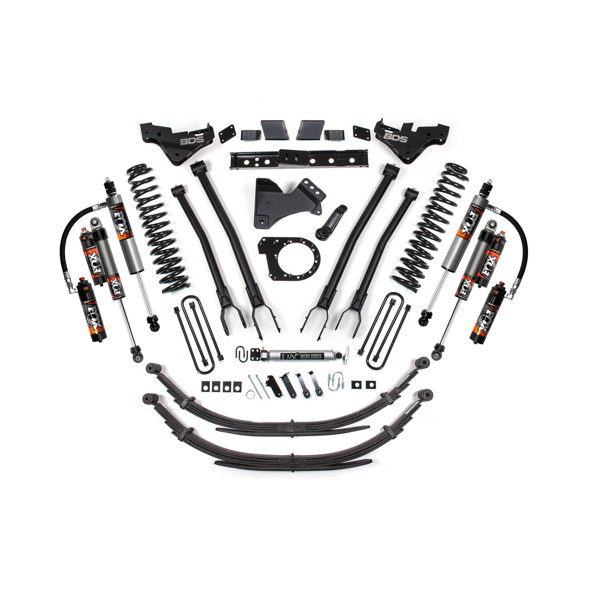 BDS | 7 Inch Lift Kit w/ 4-Link | Ford F250/F350 Super Duty (2023–2027) 4WD | Diesel — BDS2253FPE