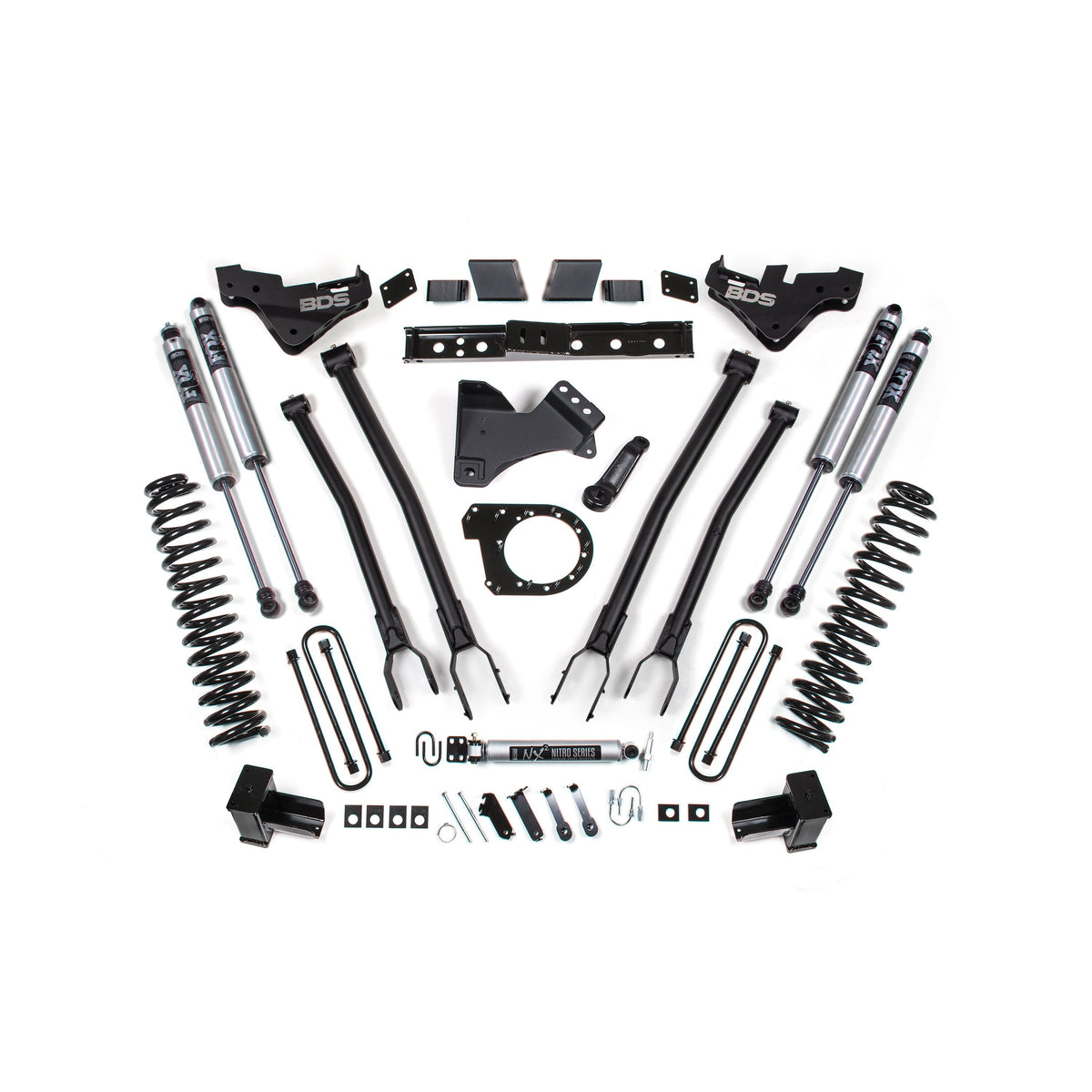 BDS | 7 Inch Lift Kit w/ 4-Link | Ford F250/F350 Super Duty (2023–2027) 4WD | Diesel — BDS2252FS