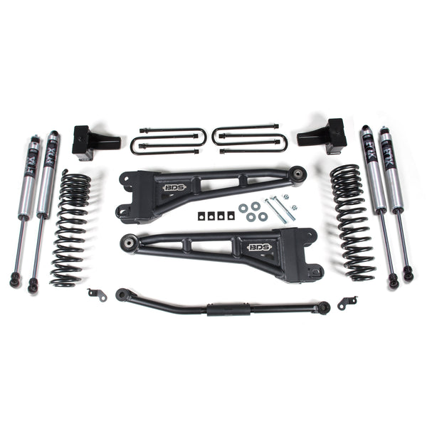 BDS SUSPENSION | 2.5" Lift Kit with Radius Arm Diesel | 11-16 Ford F-250 / 11-16 Ford F-350 4WD | 1509FS / 1509H / 1926FS / 1926H / 1928FS / 1928H