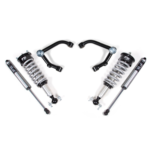BDS SUSPENSION | 2" Leveling Kit FOX 2.0 Coilover | 07-18 Chevrolet Silverado 1500 / 07-18 GMC Sierra 1500 4WD | 757FSL / 758FSL