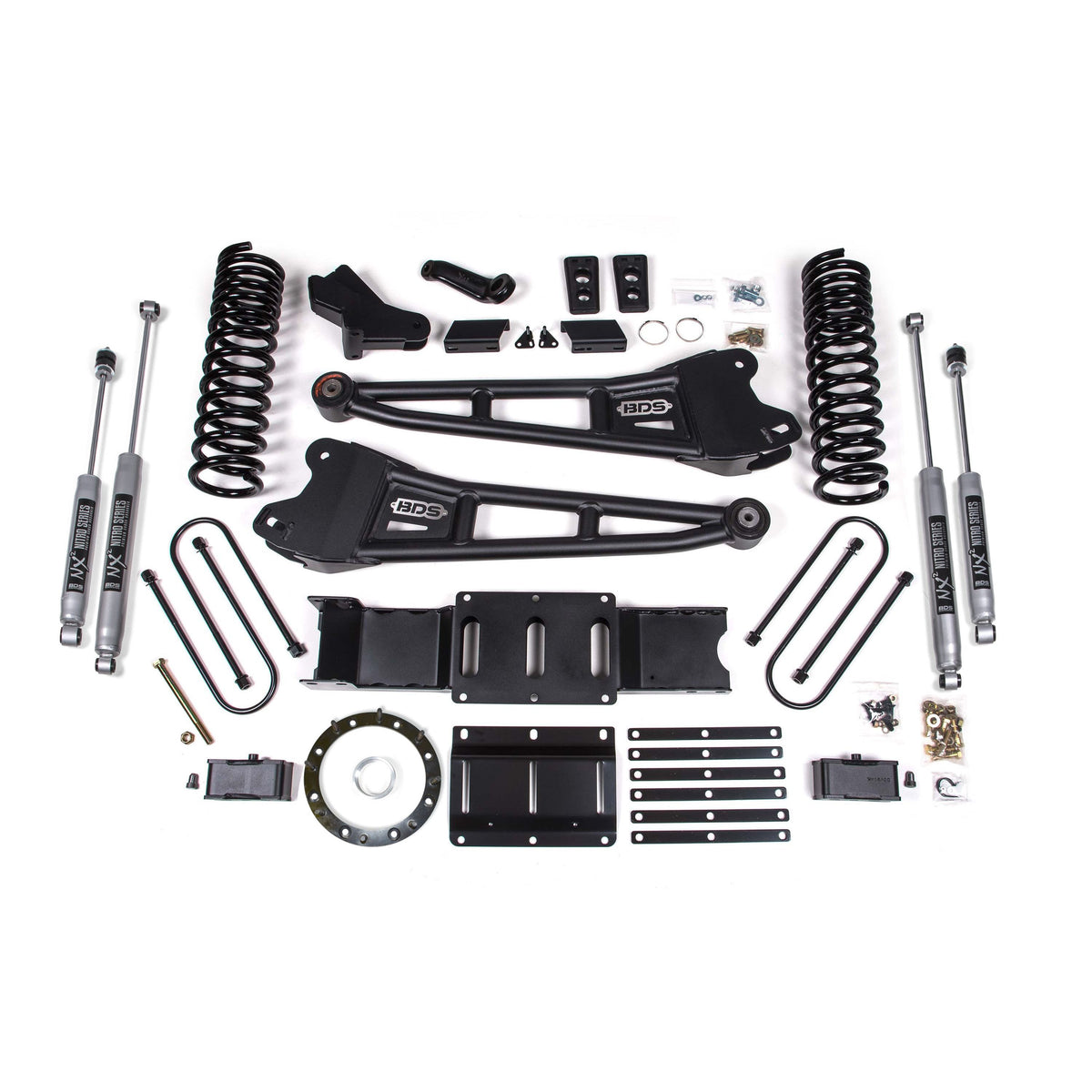 BDS | 4 Inch Lift Kit w/ Radius Arm | Ram 3500 (2019–2024) 4WD | Gas — BDS1700H
