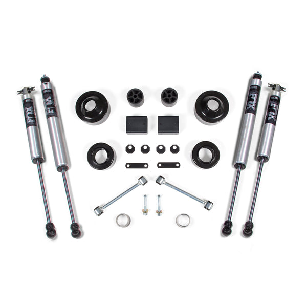 BDS SUSPENSION | 2" Lift Kit Coil Spacer | 12-18 Jeep Wrangler JK 2 Door | 1429FS / 1429H