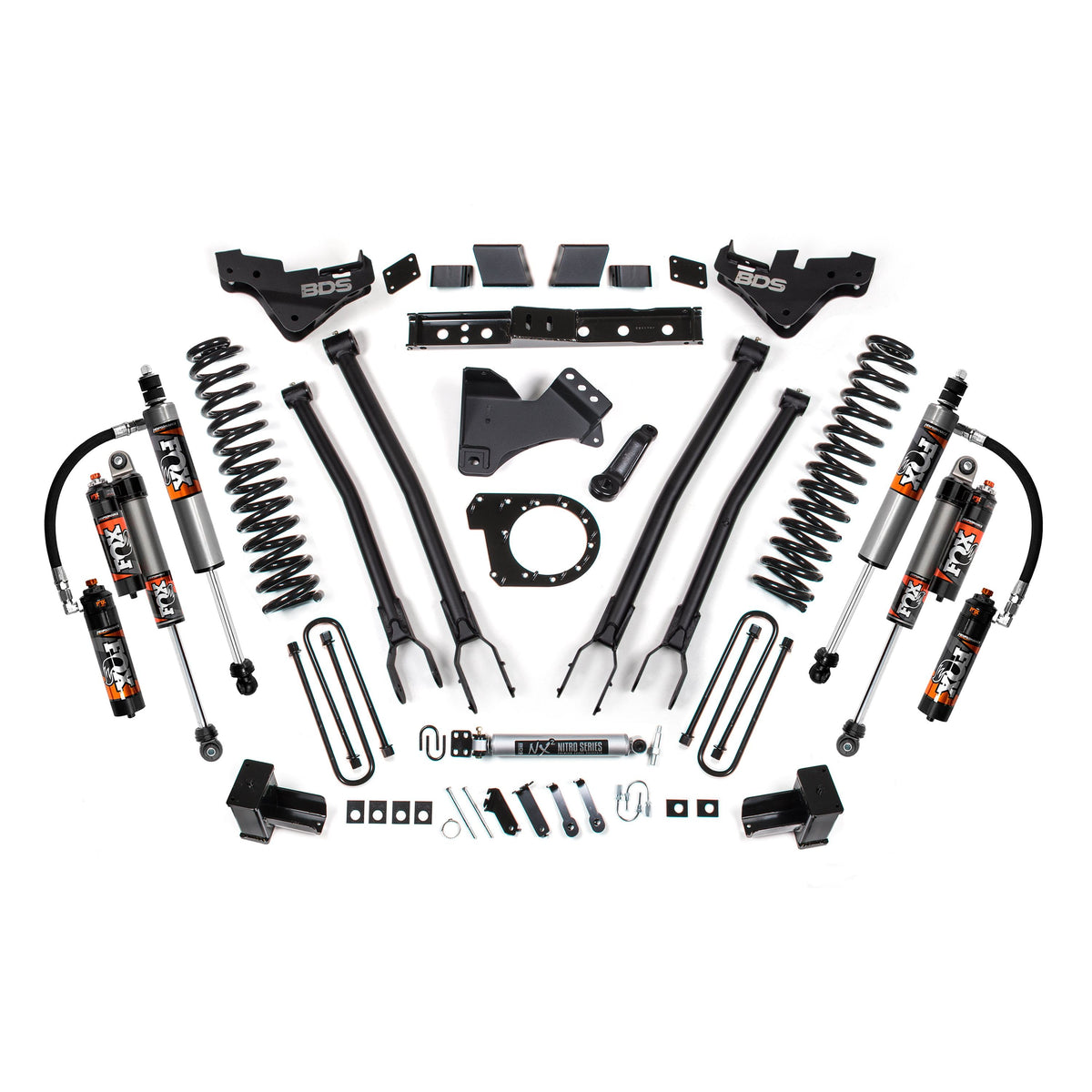 BDS | 7 Inch Lift Kit w/ 4-Link | Ford F250/F350 Super Duty (2023–2027) 4WD | Diesel — BDS2252FPE