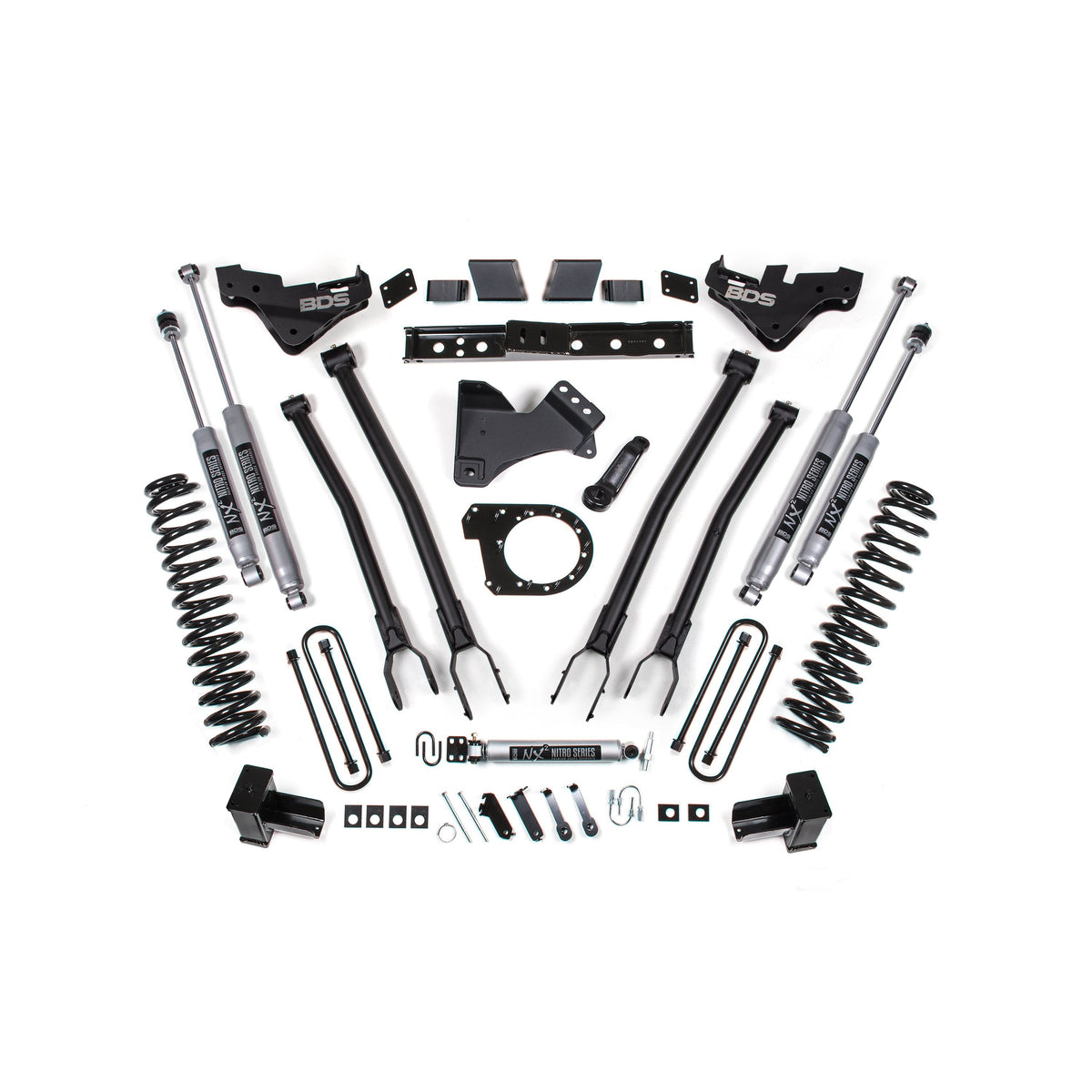 BDS | 7 Inch Lift Kit w/ 4-Link | Ford F250/F350 Super Duty (2023–2027) 4WD | Diesel — BDS2252H