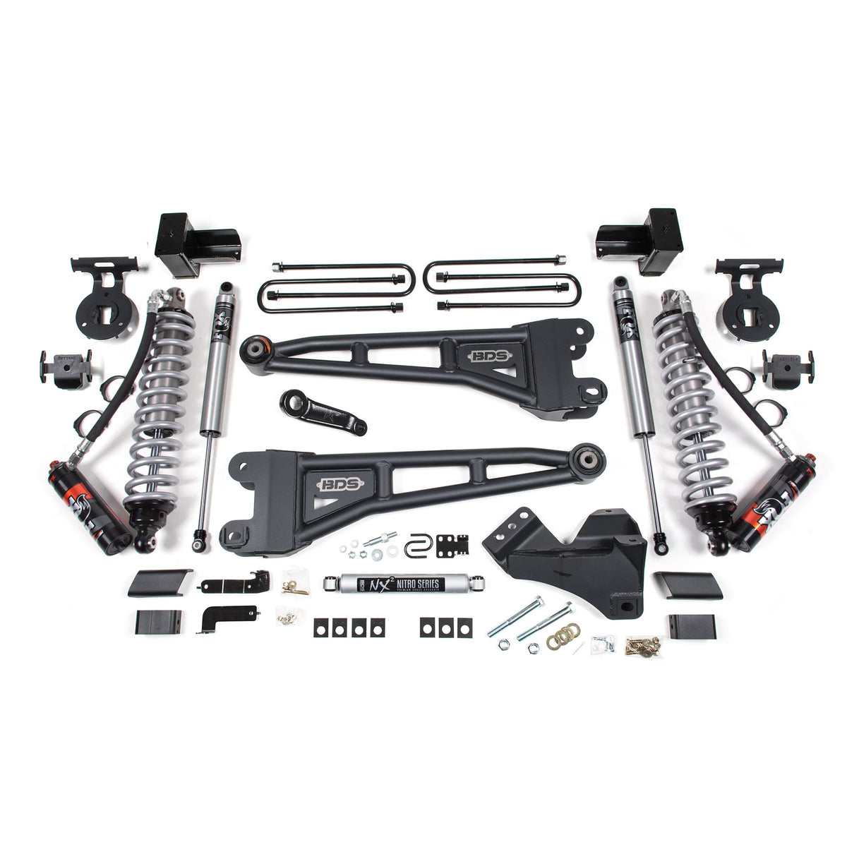 BDS | 5 Inch Lift Kit w/ Radius Arm | FOX 2.5 Performance Elite Coilover Conversion | Ford F350 Super Duty DRW (2023–2027) 4WD | Diesel — BDS2261PPS