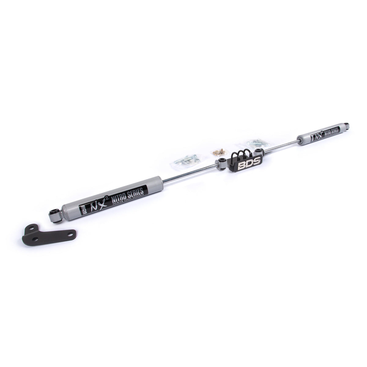 BDS | Dual Steering Stabilizer Kit w/ NX2 Shocks | Ford F250/F350 Super Duty (1999–2004) 4WD | BDS2025DH — product image 2