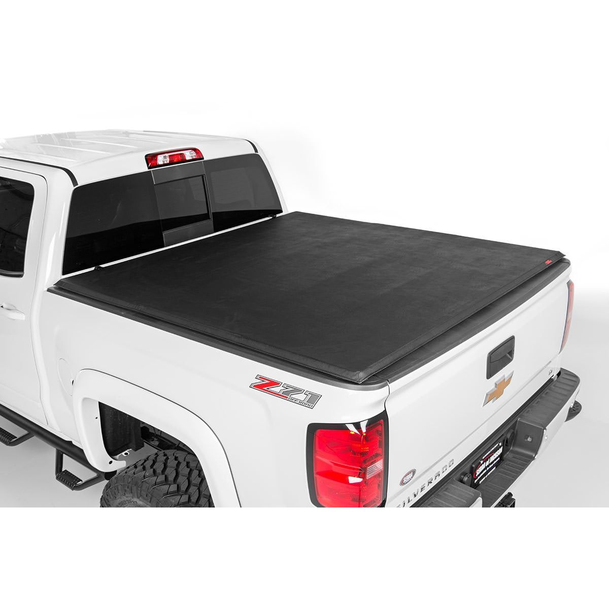 ROUGH COUNTRY Soft Tri-Fold Bed Cover | 6'7" Bed | Chevy/GMC 1500 (00-06 & Classic) | 41288650A