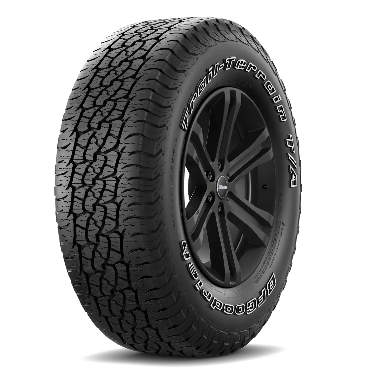 BFGoodrich Trail-Terrain T/A tire showing tread and sidewall — representative manufacturer image; selected size and sidewall may vary