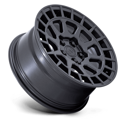 Black Rhino BOXER Gun Black wheel showcasing its aggressive design and lightweight construction for off-road performance.