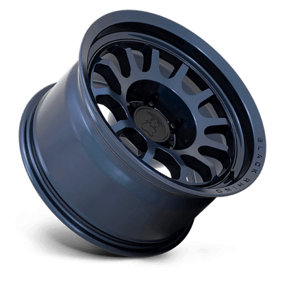 Black Rhino RAPID Midnight Blue wheel showcasing monoblock construction and multi-spoke design.