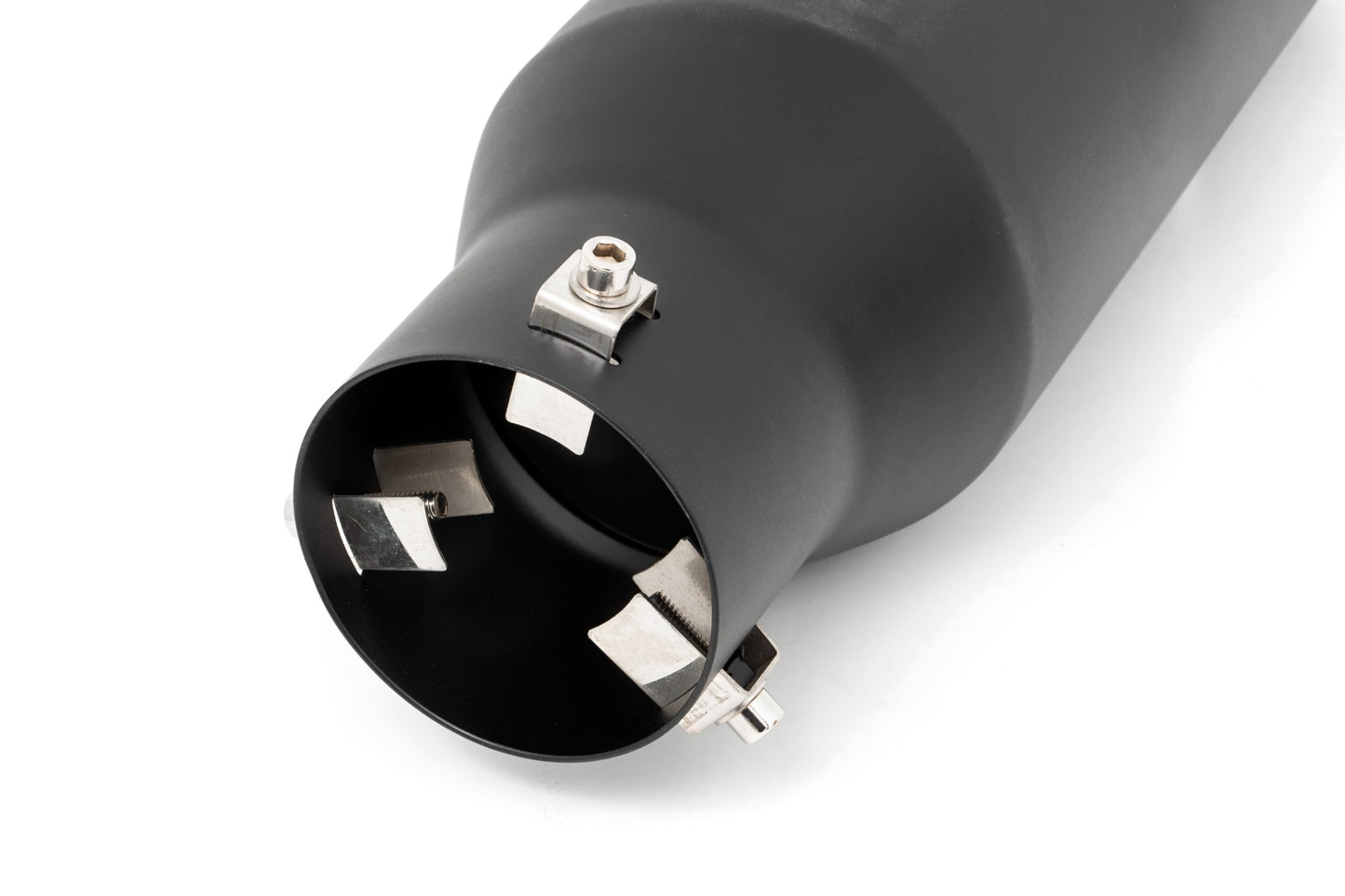 ROUGH COUNTRY | Exhaust Tip  Black  RC Logo  2.5-3.125 Inch Pipe | 96004A