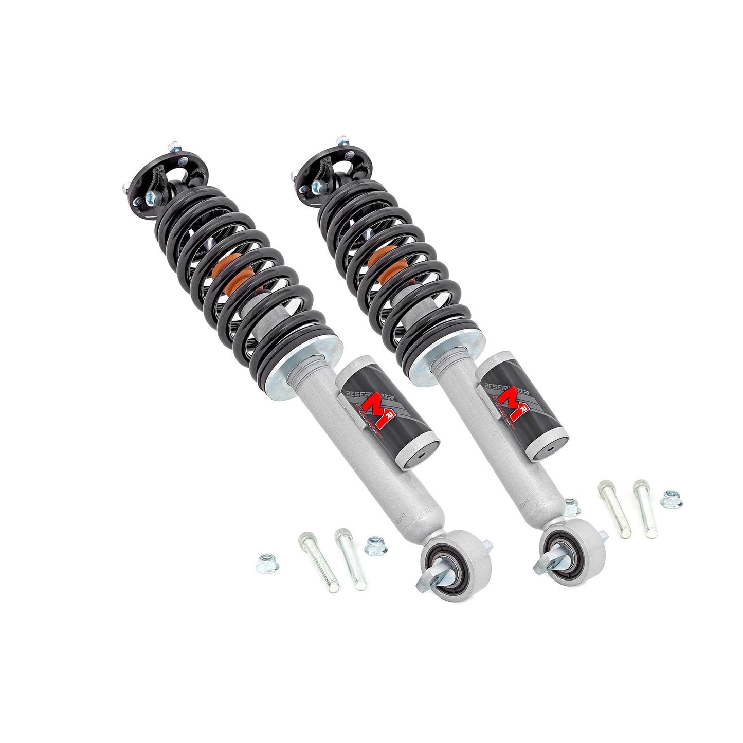 ROUGH COUNTRY M1R Reservoir Loaded Struts | Adjustable Height | Front | 7 Inch | Ford Bronco (21-25) | 684053