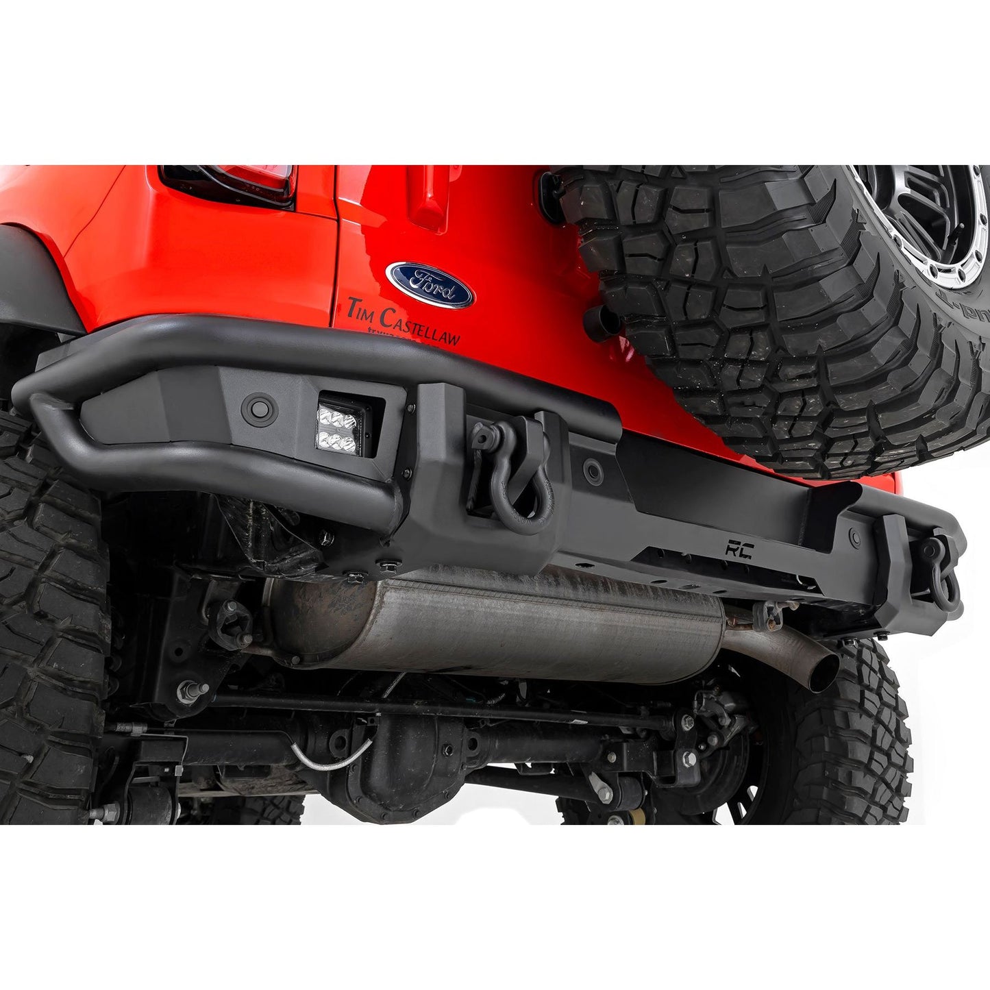 ROUGH COUNTRY Rear Bumper | Tubular | Ford Bronco 4WD (2021-2025) | 51210