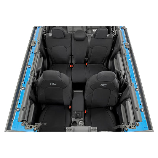ROUGH COUNTRY Seat Covers | Bucket Seats | FR & RR | Ford Bronco 4WD (2021-2025) | 91045