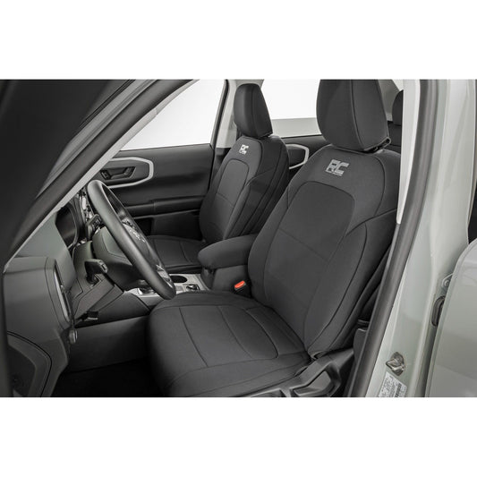 ROUGH COUNTRY Seat Covers | Ford Bronco Sport 4WD (2021-2025) | 91047