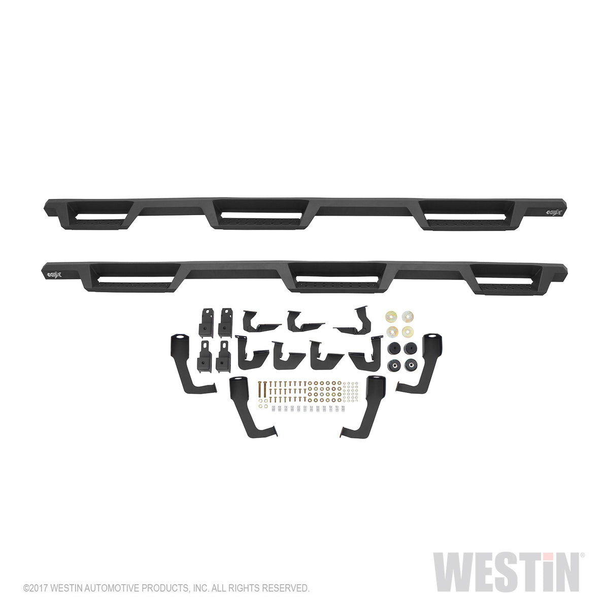 Westin HDX Drop Wheel-to-Wheel Nerf Steps 2007-2018 Chevy/GMC Silverado/Sierra 1500 Crew Cab