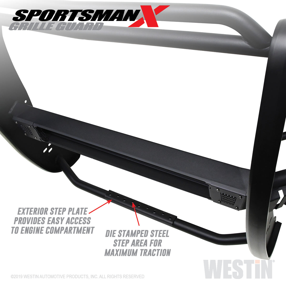 Westin Sportsman X Grille Guard 2019-2021 Chevy Silverado 1500
