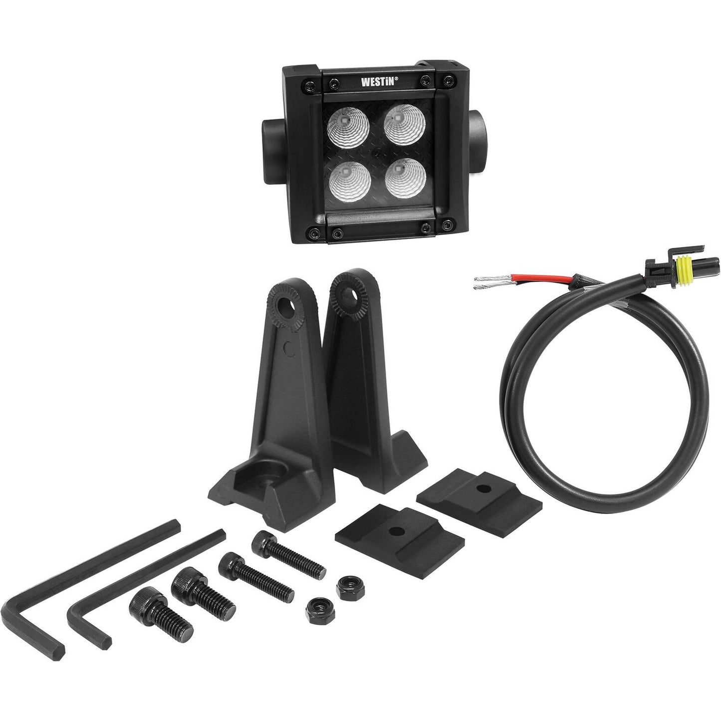 WESTIN AUTOMOTIVE | B-FORCE LED Light Bar  All  B-FORCE LED Light Bar Double Row 2" Flood w/3W Cree  Black | 09-12212-4F