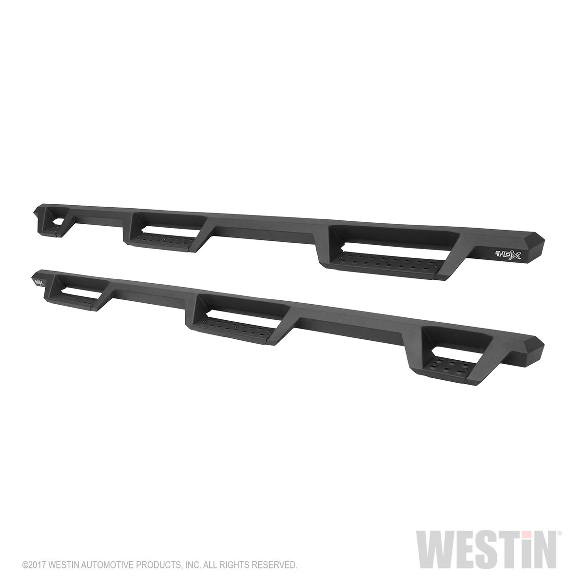Westin HDX Drop Wheel-to-Wheel Nerf Steps 2016-2023 Toyota Tacoma Double Cab (6' Bed) Textured