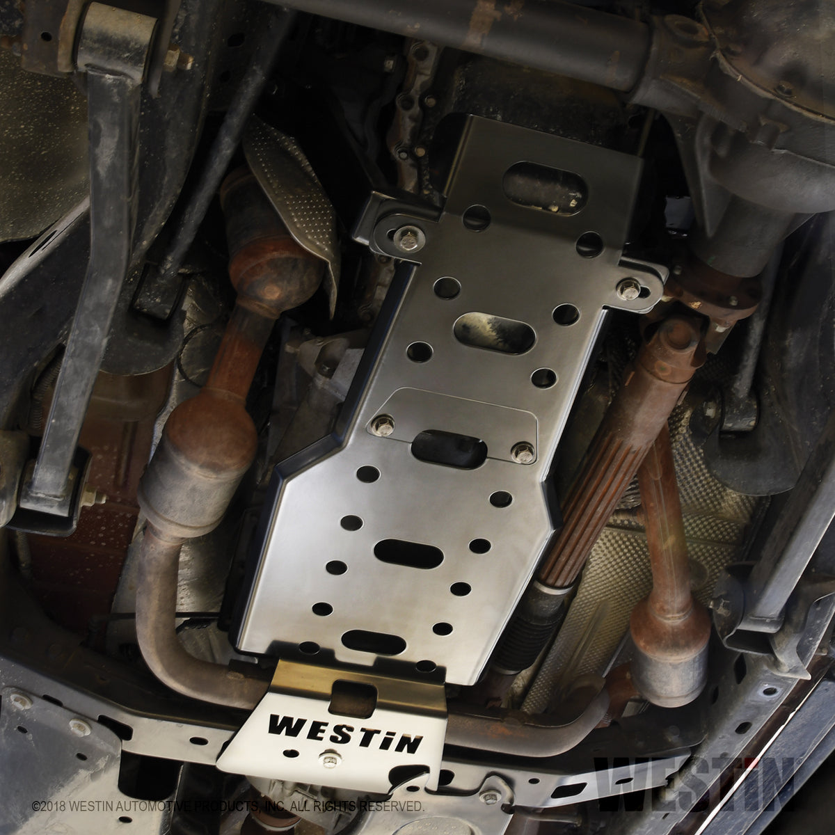 Westin Transmission Pan Skid Plate 2007-2011 Jeep Wrangler Unlimited 4dr