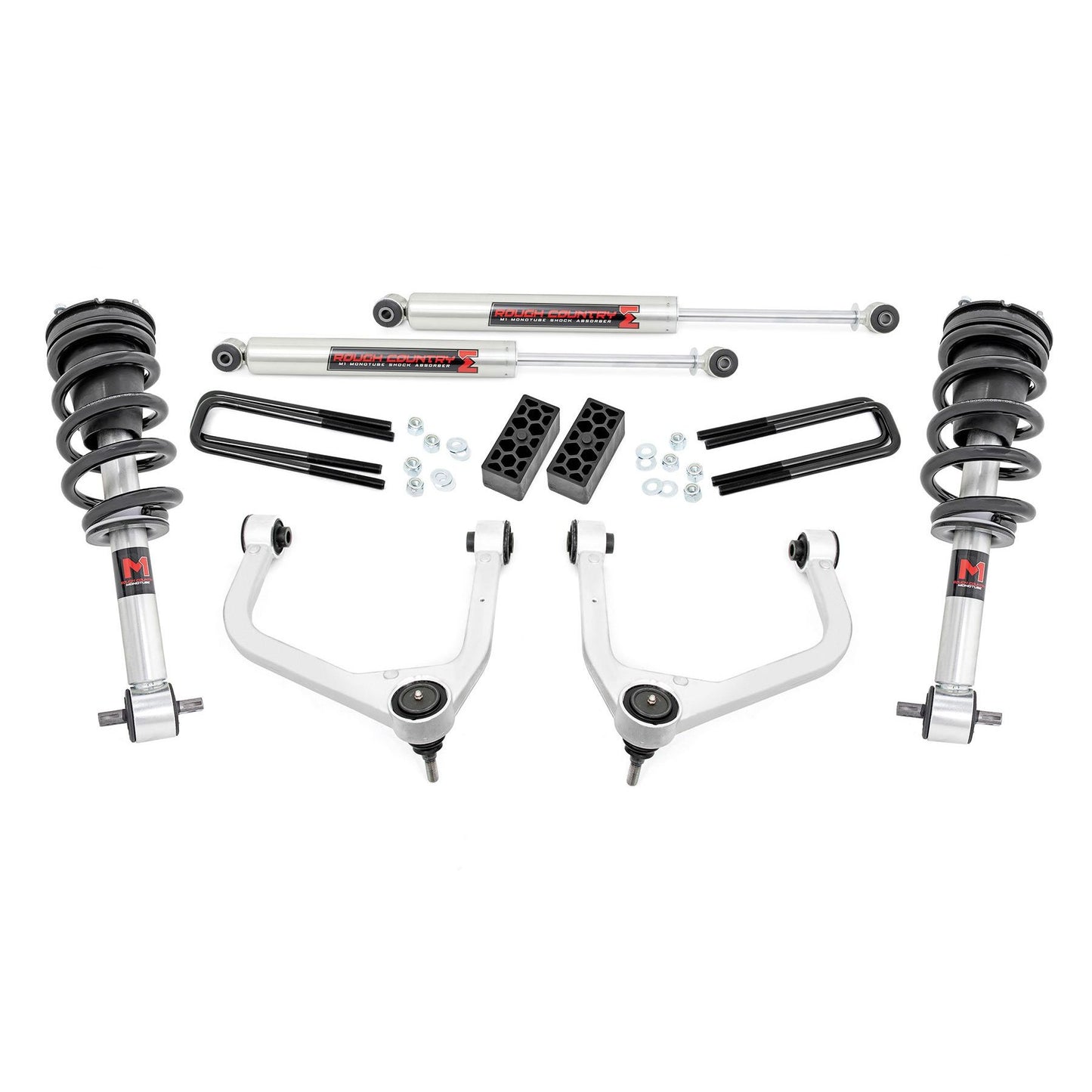 ROUGH COUNTRY 3.5 Inch Lift Kit | M1 Struts/M1 | Chevy Silverado 1500 2WD/4WD (2019-2024 & Classic) | 29540