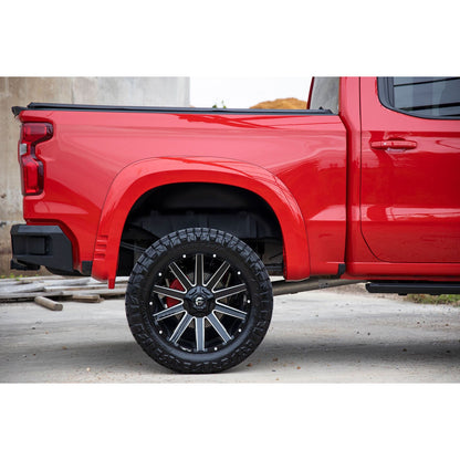 ROUGH COUNTRY Fender Flares | SF1 | GNO Slate Gray | Chevy Silverado 1500 2WD/4WD (2019-2026 & Refresh) | F-C319201A-GNO