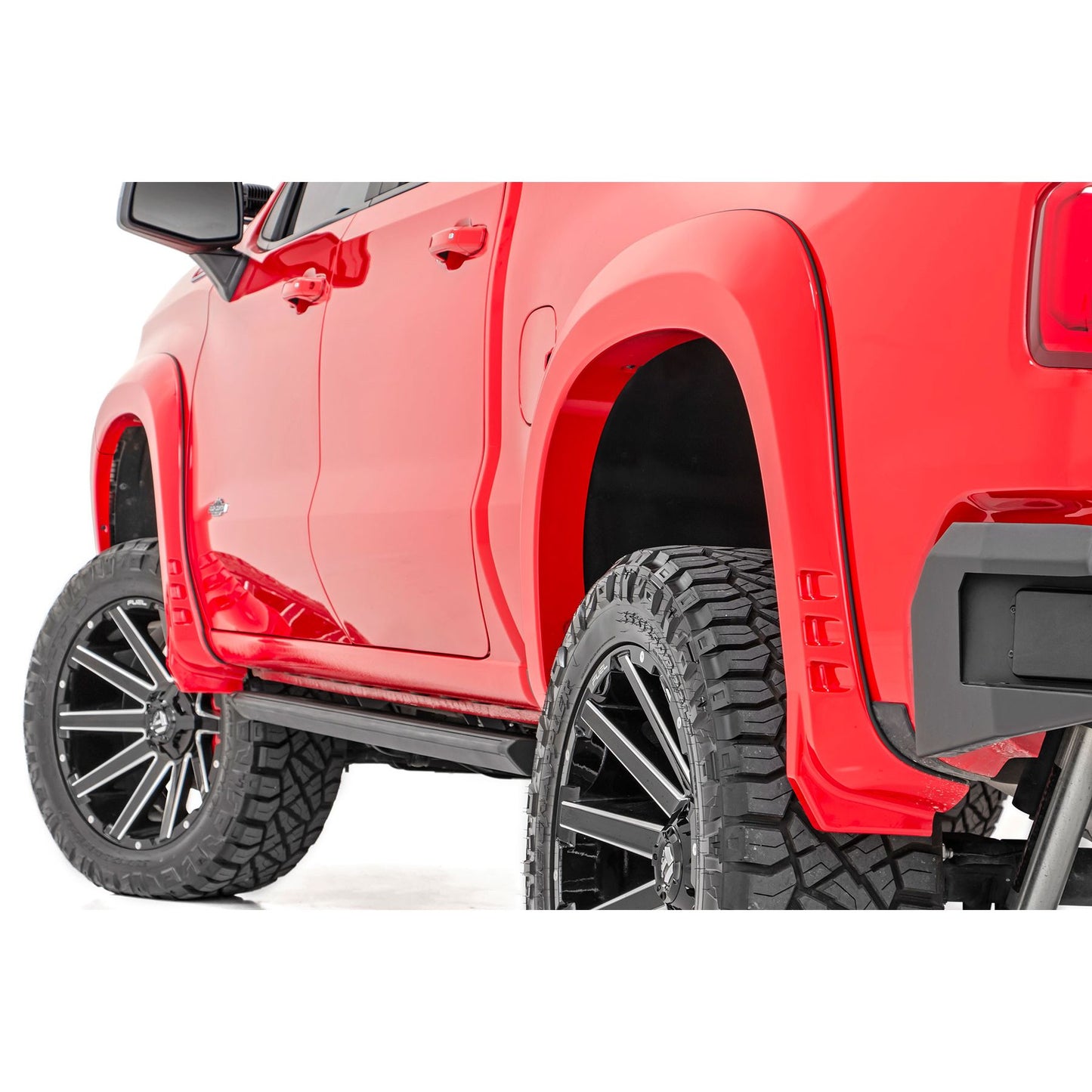 ROUGH COUNTRY Fender Flares | SF1 | GAZ Summit White | Chevy Silverado 1500 2WD/4WD (2019-2026 & Refresh) | F-C319201A-GAZ