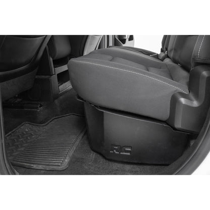ROUGH COUNTRY Under Seat Storage | Double Cab | Chevy/GMC 1500/2500HD/3500HD 2WD/4WD | RC09041