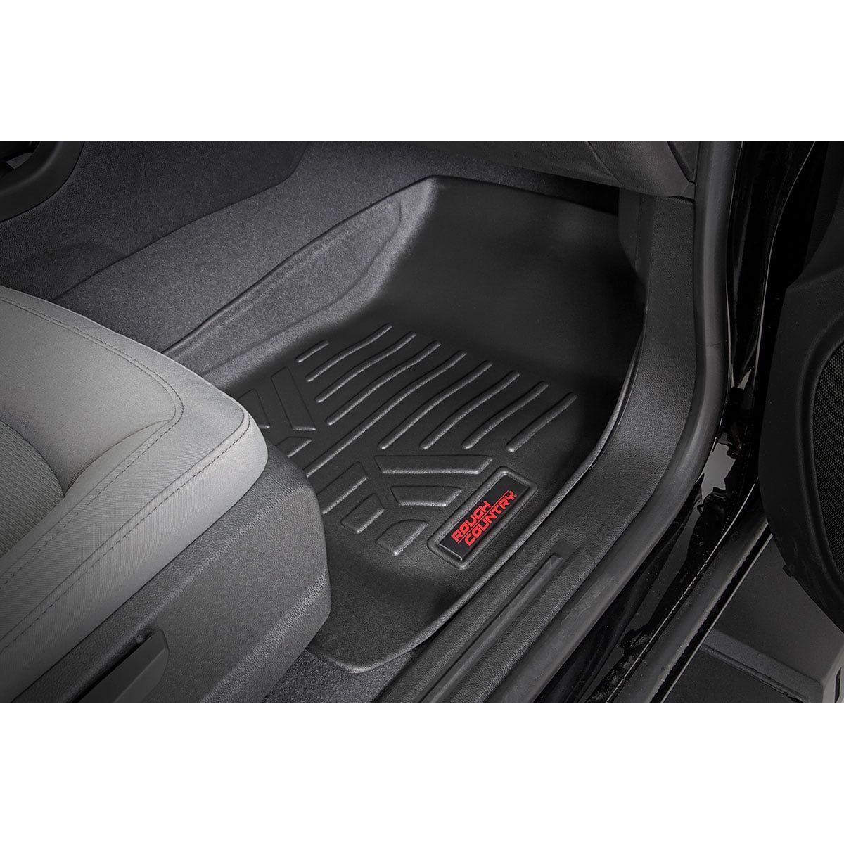 ROUGH COUNTRY Floor Mats | FR & RR | Crew | Chevy/GMC Canyon/Colorado 2WD/4WD (2015-2022) | M-21513