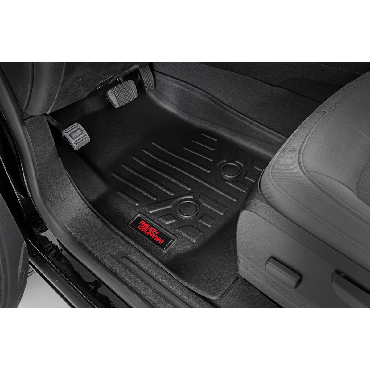 ROUGH COUNTRY Floor Mats | FR & RR | Crew | Chevy/GMC Canyon/Colorado 2WD/4WD (2015-2022) | M-21513
