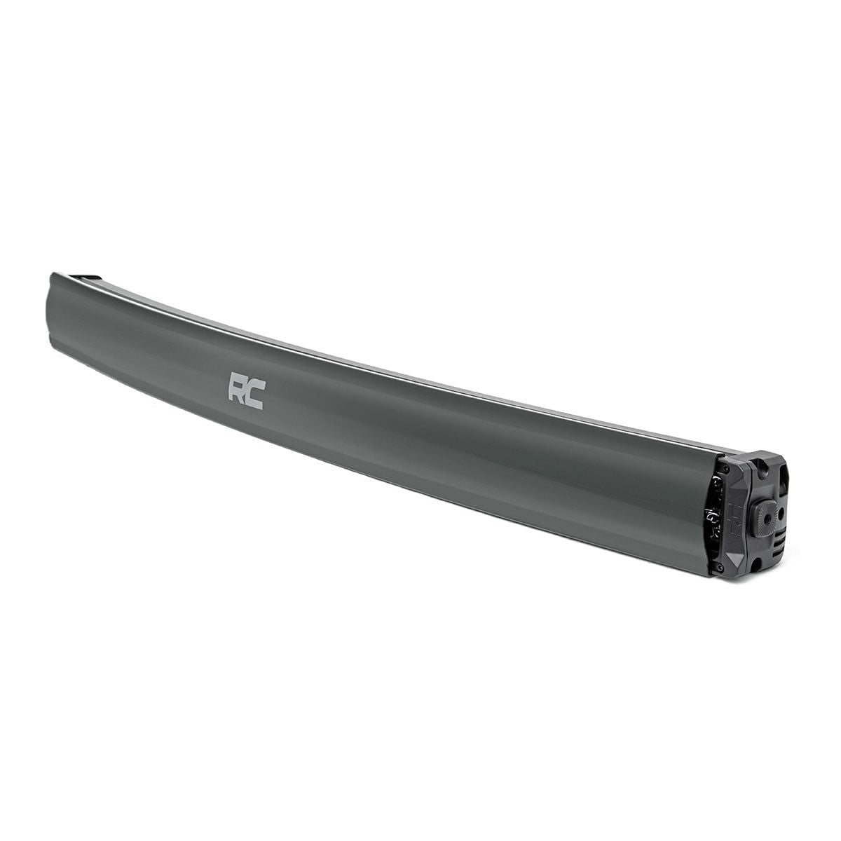 ROUGH COUNTRY 40 Inch Black Series LED Light Bar | Curved | Dual Row | Cool White DRL | 72940BD