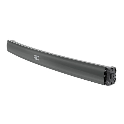 ROUGH COUNTRY 40 Inch Black Series LED Light Bar | Curved | Dual Row | Cool White DRL | 72940BD