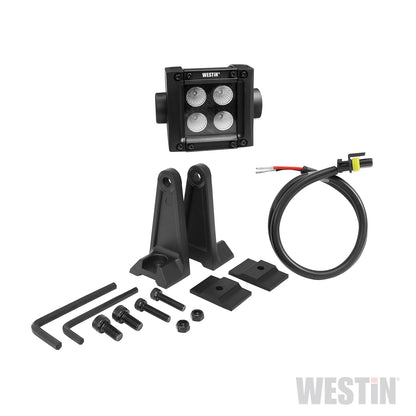 WESTIN AUTOMOTIVE | B-FORCE LED Light Bar  All  B-FORCE LED Light Bar Double Row 2" Flood w/3W Cree  Black | 09-12212-4F