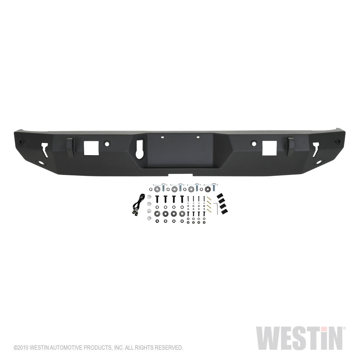 Westin WJ2 Rear Bumper w/Sensor 2020-2024 Jeep Gladiator w/Sensors