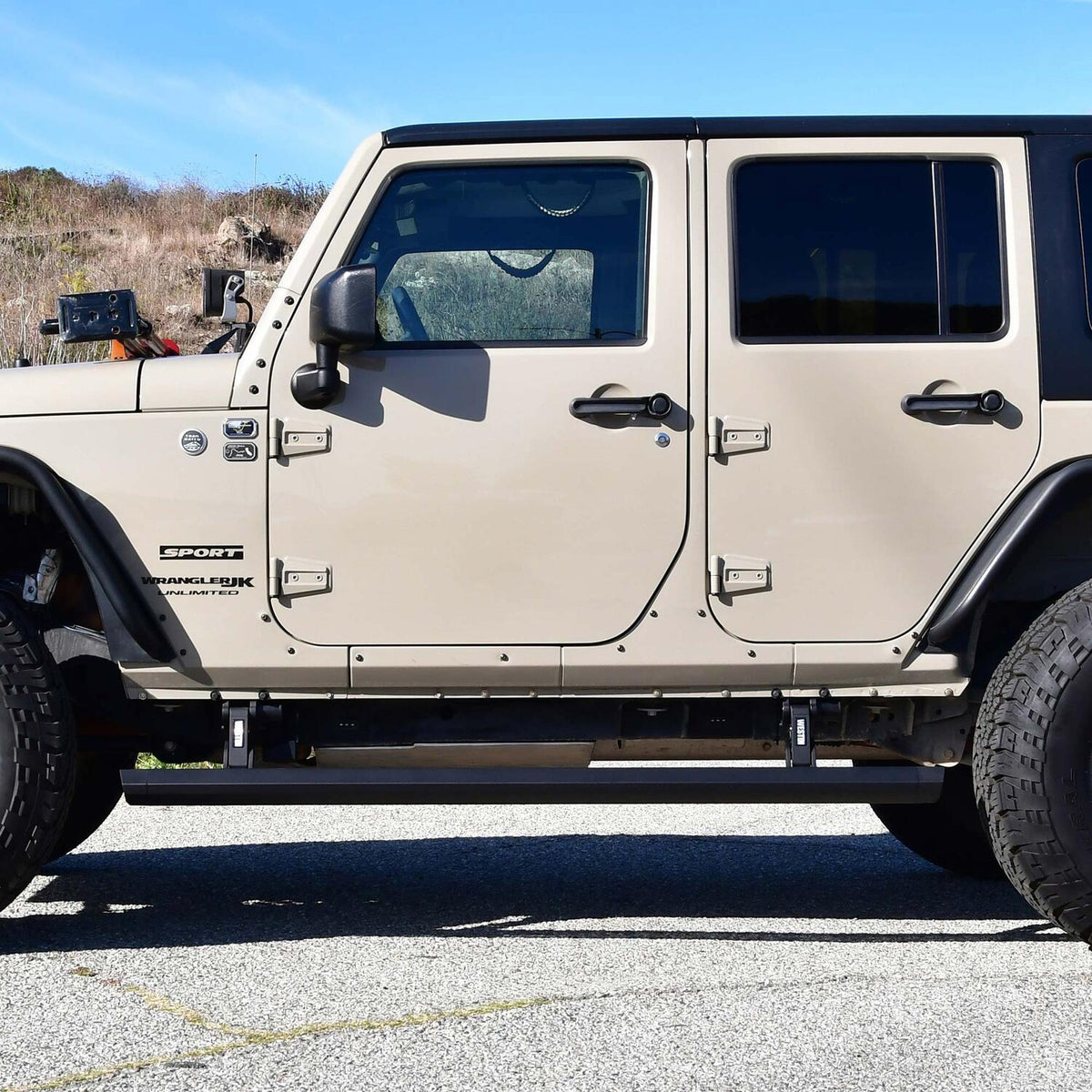 Westin Pro-e Electric Running Boards 2007-2018 Jeep Wrangler JK 4dr