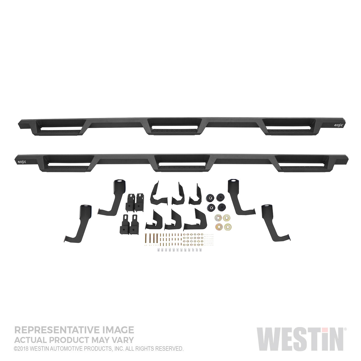 Westin HDX Drop Wheel-to-Wheel Nerf Steps 2009-2018 Ram 1500 Crew Cab (5.5' Bed)
